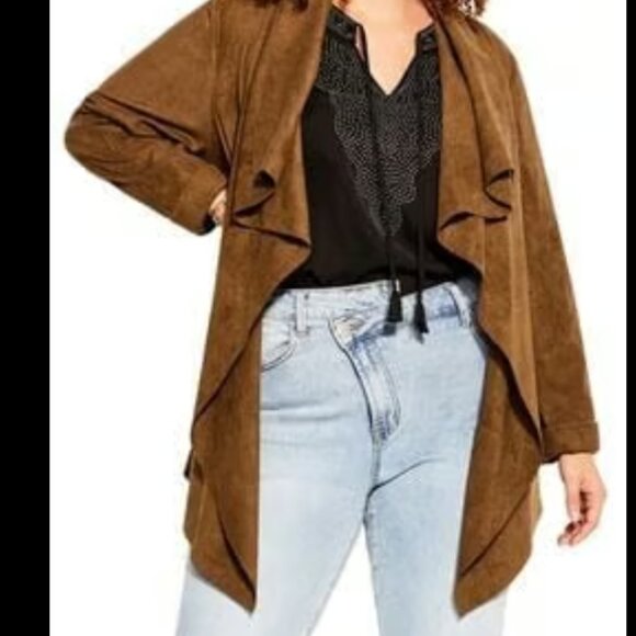 NWT Drape Front Jacket‎ - Picture 1 of 5